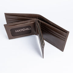 Leather Wallet - Dark Brown - Hatchill