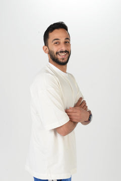 Off-White Oversized Tee Shirt - Hatchill