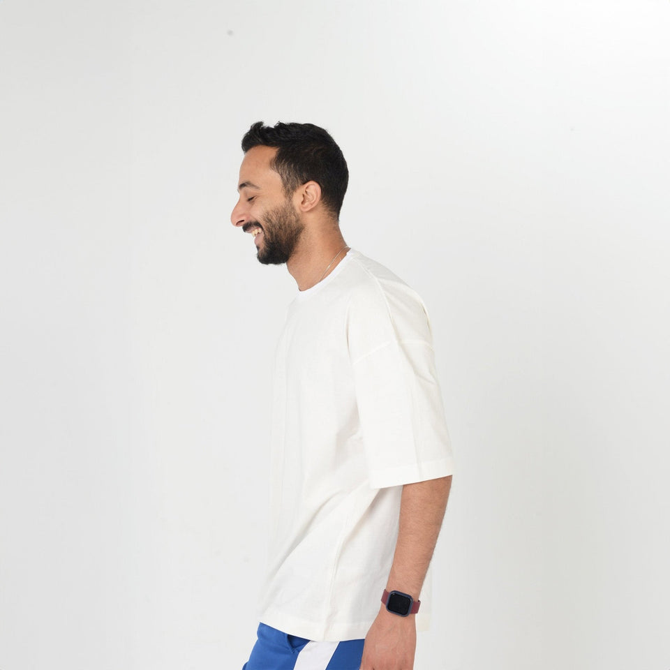 Off-White Oversized Tee Shirt - Hatchill