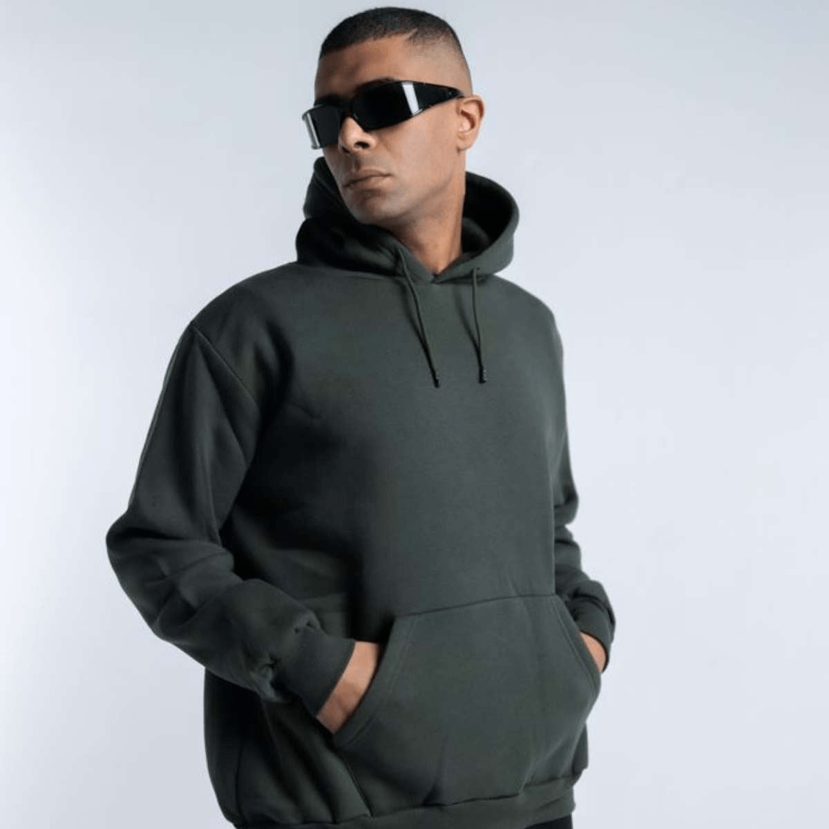 Olive Green Hoodie - Unisex Secondary image