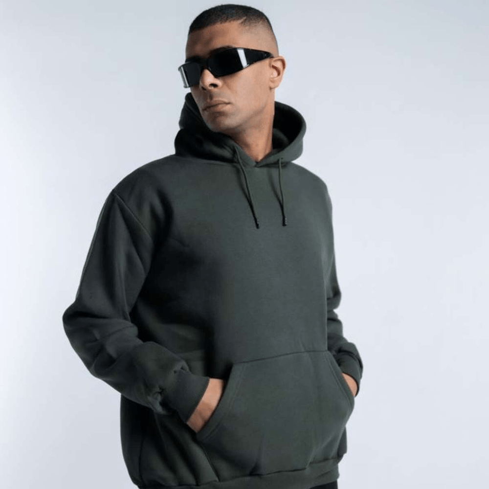 Olive Green Hoodie - Unisex - Hatchill