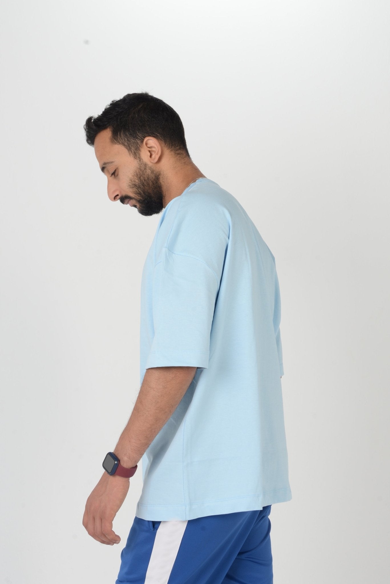 Sky Blue Oversized Tee Shirt - Hatchill