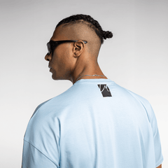 Sky Blue Oversized Tee Shirt - Hatchill