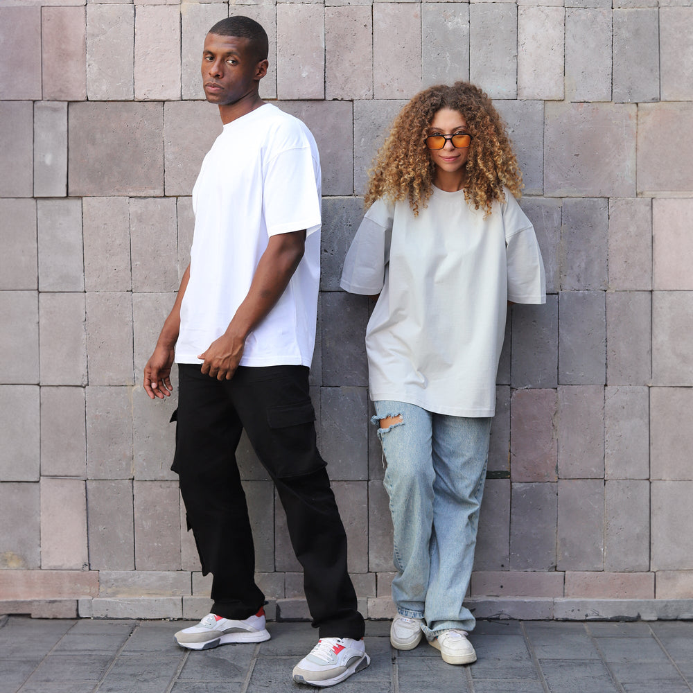 Smurenoof - White Oversized Tee Shirt - Hatchill