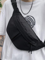 The Everyday Waistbag black crossbody waist bag - product view 1