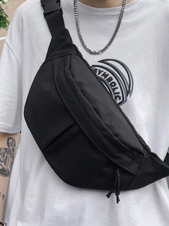The Everyday Waistbag black crossbody waist bag - product view 1