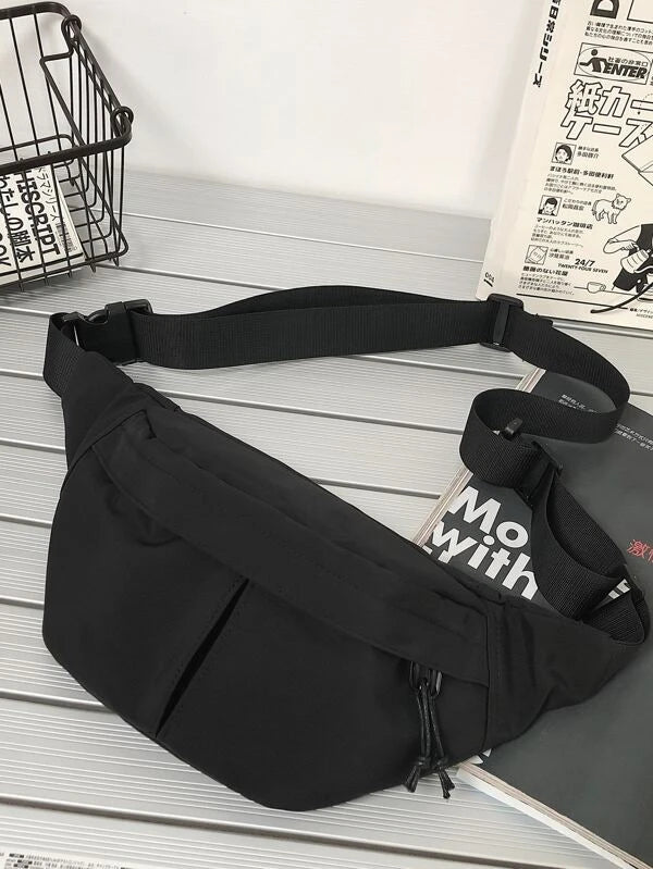 The Everyday Waistbag black crossbody waist bag - product view 2