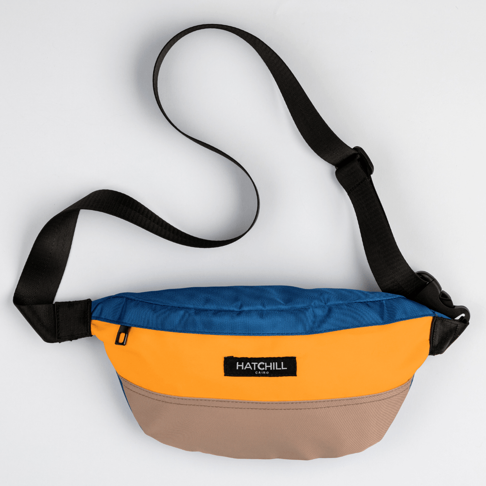 The Evo Waist bag - Mustard x Beige - Hatchill