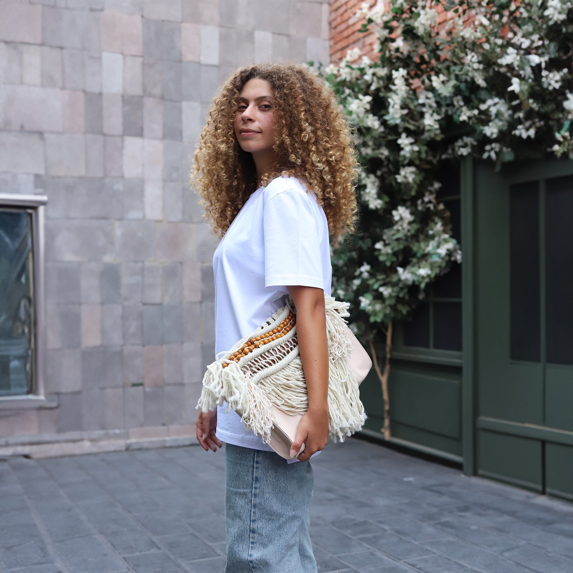The Macrame Clutch bag - Hatchill Main image