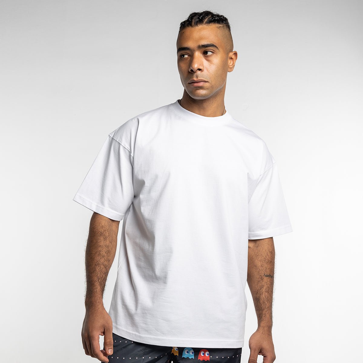 White Oversized Tee Shirt - Hatchill Main image