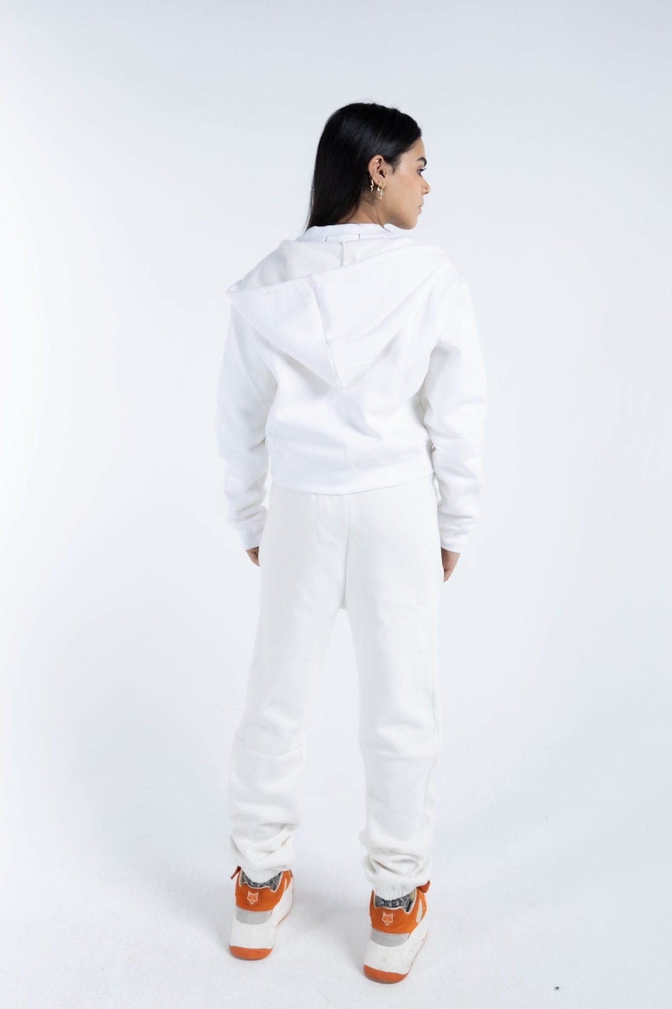 Zip-up Hooded crop top Secondary image